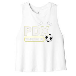 Timbers Soccer Fc Women's Racerback Cropped Tank