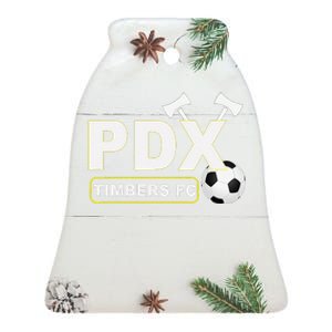 Timbers Soccer Fc Ceramic Bell Ornament