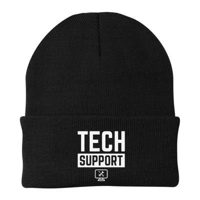 Tech Support  Funny Tech Gifts Tech Knit Cap Winter Beanie