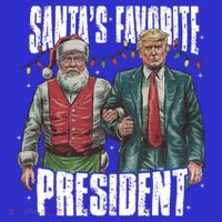 Trump SantaS Favorite President Gift Baby Bodysuit