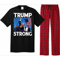 Trump Strong Fist Hand Us Vote Trump 2024 Survives Rally Pajama Set