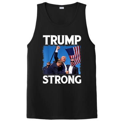 Trump Strong Fist Hand Us Vote Trump 2024 Survives Rally PosiCharge Competitor Tank