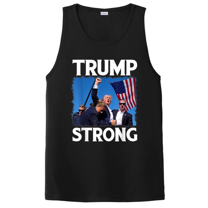 Trump Strong Fist Hand Us Vote Trump 2024 Survives Rally PosiCharge Competitor Tank