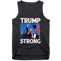 Trump Strong Fist Hand Us Vote Trump 2024 Survives Rally Tank Top