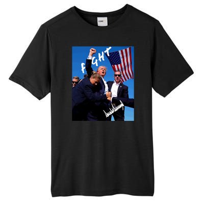 Trump Signature Fight Usa Tall Fusion ChromaSoft Performance T-Shirt