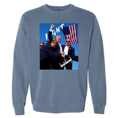 Trump Signature Fight Usa Garment-Dyed Sweatshirt