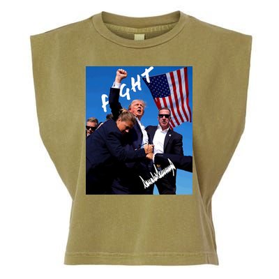 Trump Signature Fight Usa Garment-Dyed Women's Muscle Tee