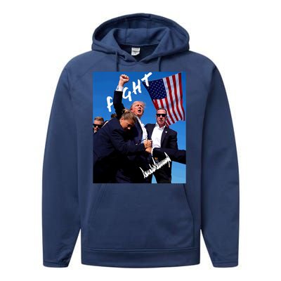 Trump Signature Fight Usa Performance Fleece Hoodie