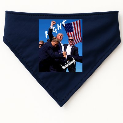 Trump Signature Fight Usa USA-Made Doggie Bandana