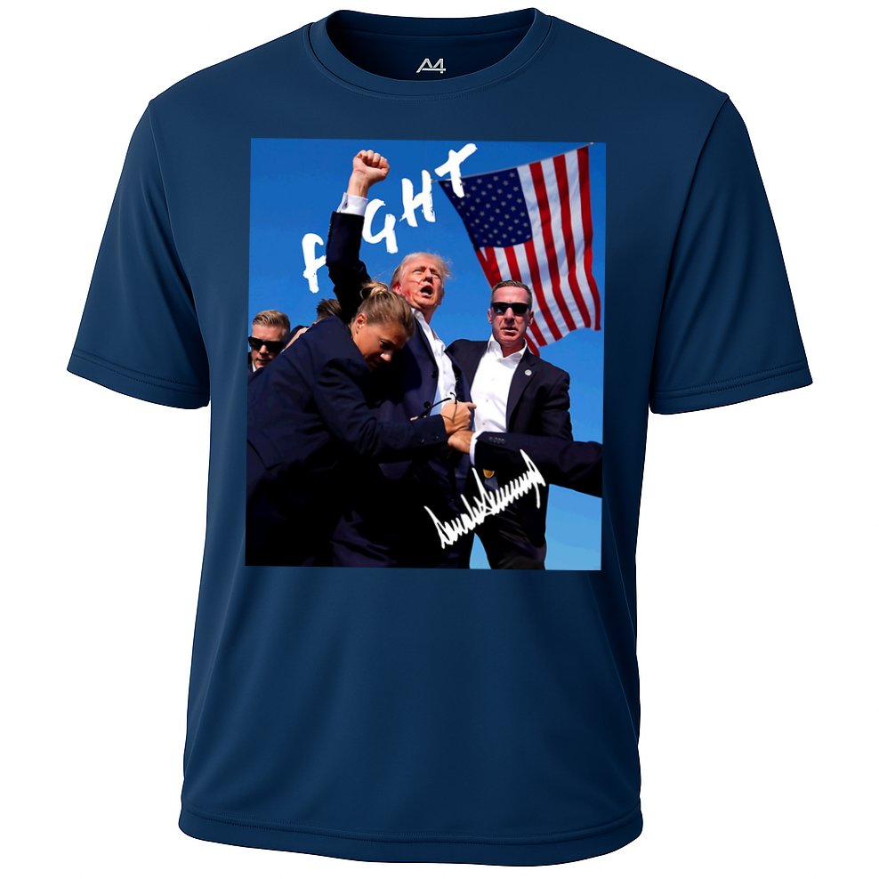 Trump Signature Fight Usa Cooling Performance Crew T-Shirt