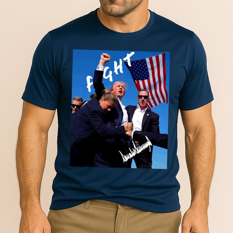Trump Signature Fight Usa Cooling Performance Crew T-Shirt