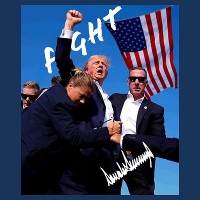 Trump Signature Fight Usa T-Shirt