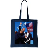 Trump Signature Fight Usa Tote Bag