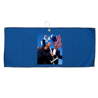 Trump Signature Fight Usa Large Microfiber Waffle Golf Towel
