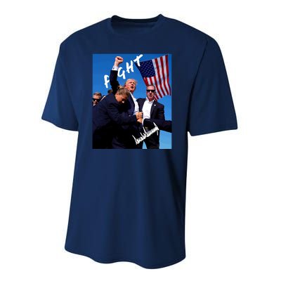 Trump Signature Fight Usa Performance Sprint T-Shirt