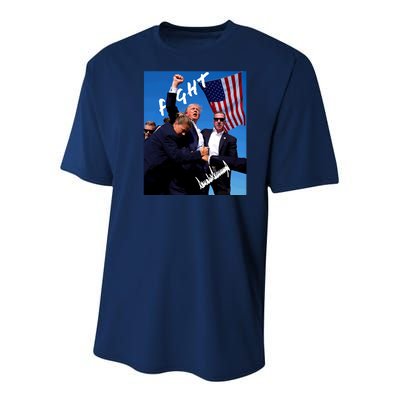 Trump Signature Fight Usa Youth Performance Sprint T-Shirt