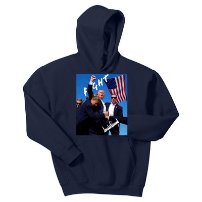 Trump Signature Fight Usa Kids Hoodie