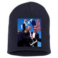 Trump Signature Fight Usa Short Acrylic Beanie