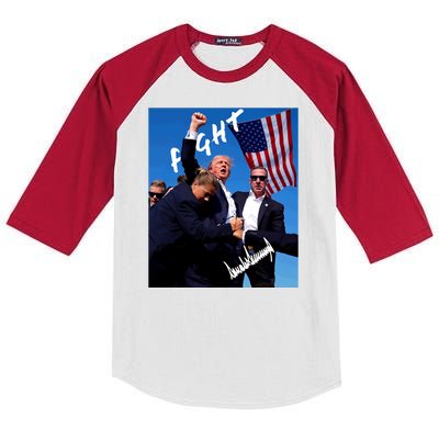 Trump Signature Fight Usa Kids Colorblock Raglan Jersey