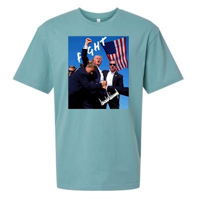 Trump Signature Fight Usa Sueded Cloud Jersey T-Shirt