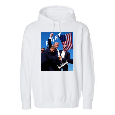 Trump Signature Fight Usa Garment-Dyed Fleece Hoodie