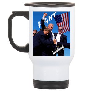 Trump Signature Fight Usa Stainless Steel Travel Mug