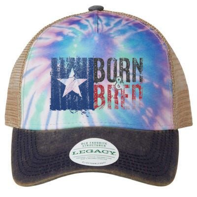 Texas State Flag Pride Born & Bred Native Home Legacy Tie Dye Trucker Hat