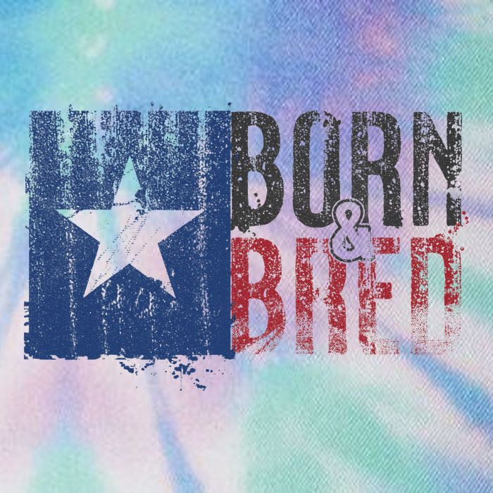 Texas State Flag Pride Born & Bred Native Home Legacy Tie Dye Trucker Hat