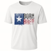 Texas State Flag Pride Born & Bred Native Home Cooling Performance Crew T-Shirt