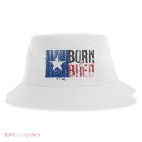 Texas State Flag Pride Born & Bred Native Home Sustainable Bucket Hat