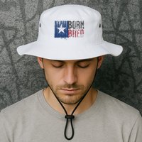 Texas State Flag Pride Born & Bred Native Home Bucket Hat