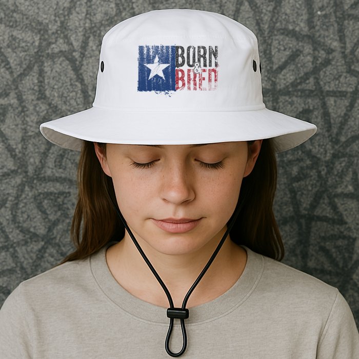 Texas State Flag Pride Born & Bred Native Home Bucket Hat