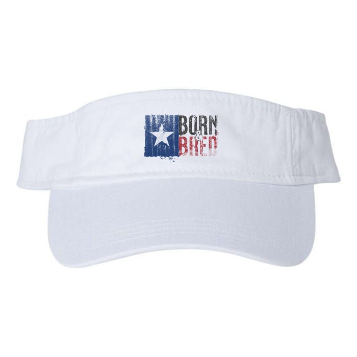 Texas State Flag Pride Born & Bred Native Home Visor