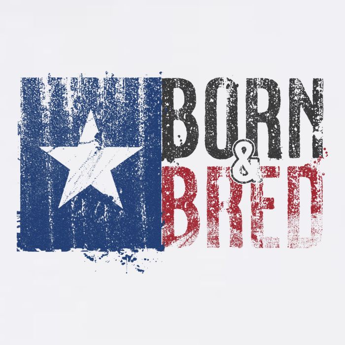 Texas State Flag Pride Born & Bred Native Home Visor