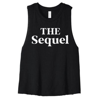 The Sequel Funny Siblings Matching Family Women's Racerback Cropped Tank