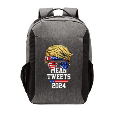 Trump Sunglasses Funny Trump 2024 Mean Tweets 4th of July Vector Backpack