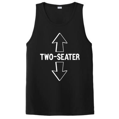 Two Seater Funny Adult Humor Graphic Cute Gift PosiCharge Competitor Tank