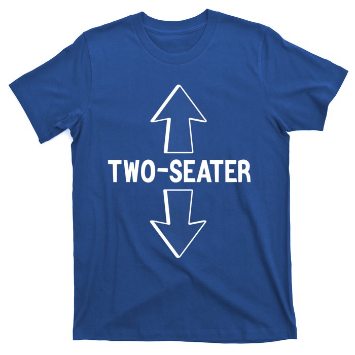 Two Seater Funny Adult Humor Graphic Cute Gift T-Shirt