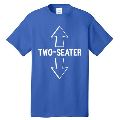 Two Seater Funny Adult Humor Graphic Cute Gift Tall T-Shirt