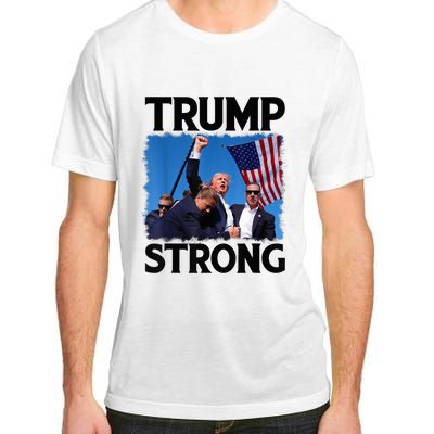 Trump Strong Fist Hand Us Vote Trump 2024 Survives Rally Shooting Pa Adult ChromaSoft Performance T-Shirt