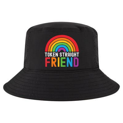 Token Straight Friend Rainbow Lgbt Supporter Cool Comfort Performance Bucket Hat