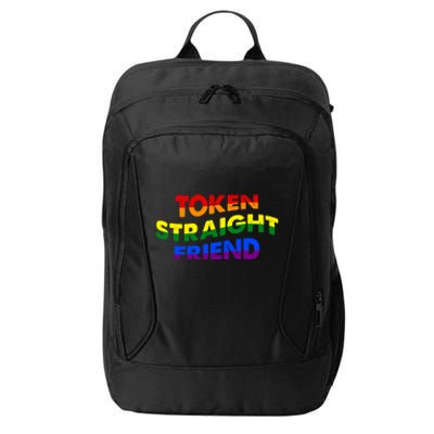 Token Straight Friend Rainbow Colors City Backpack