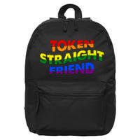 Token Straight Friend Rainbow Colors 16 in Basic Backpack