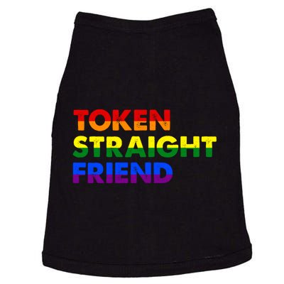 Token Straight Friend Rainbow Colors Doggie Tank