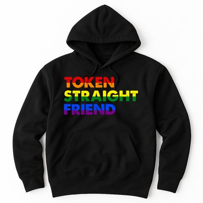 Token Straight Friend Rainbow Colors Hoodie