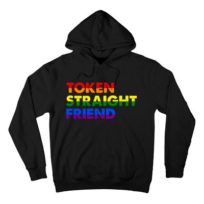 Token Straight Friend Rainbow Colors Hoodie