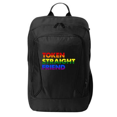 Token Straight Friend Rainbow Colors City Backpack
