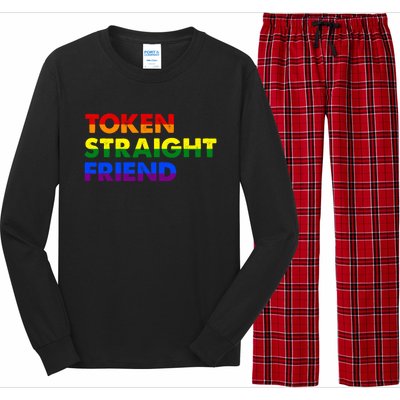 Token Straight Friend Rainbow Colors Long Sleeve Pajama Set