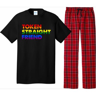 Token Straight Friend Rainbow Colors Pajama Set