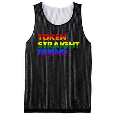 Token Straight Friend Rainbow Colors Mesh Reversible Basketball Jersey Tank